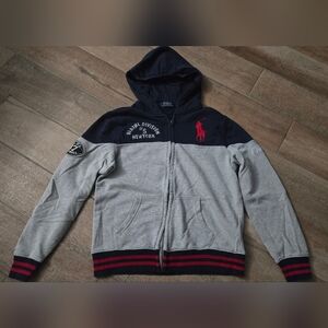 Polo by Ralph Lauren Boys Athletic Big Pony Division Champs Patch Hoodie Jacket